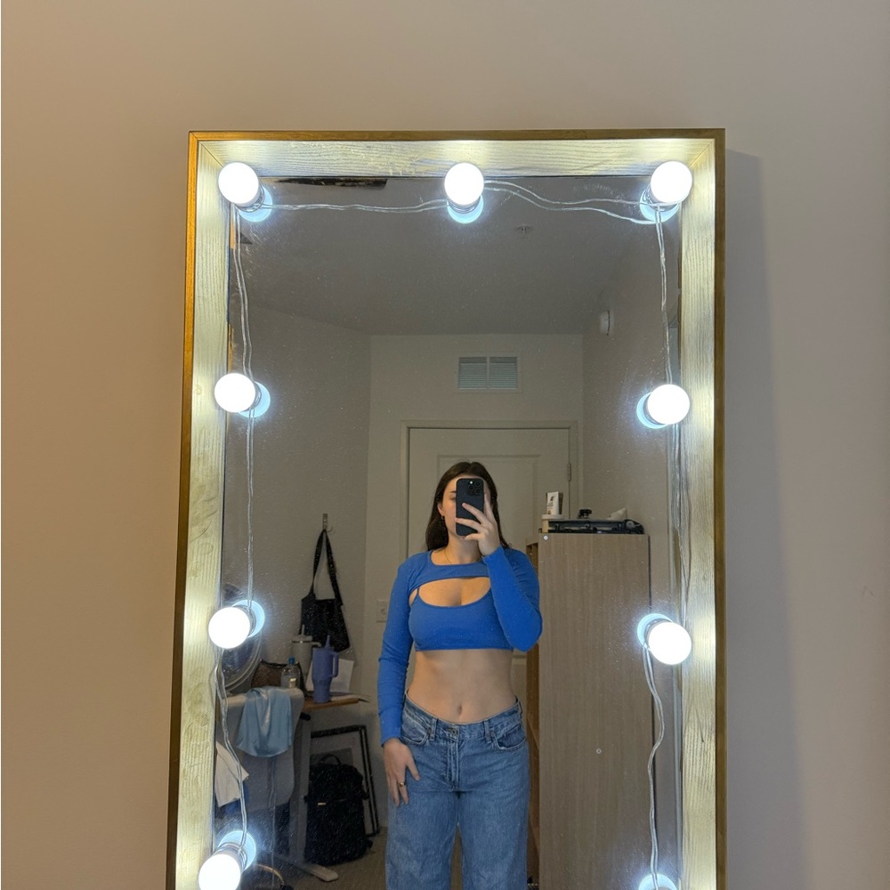 Princess Polly Vibrant Blue Long Sleeve Top